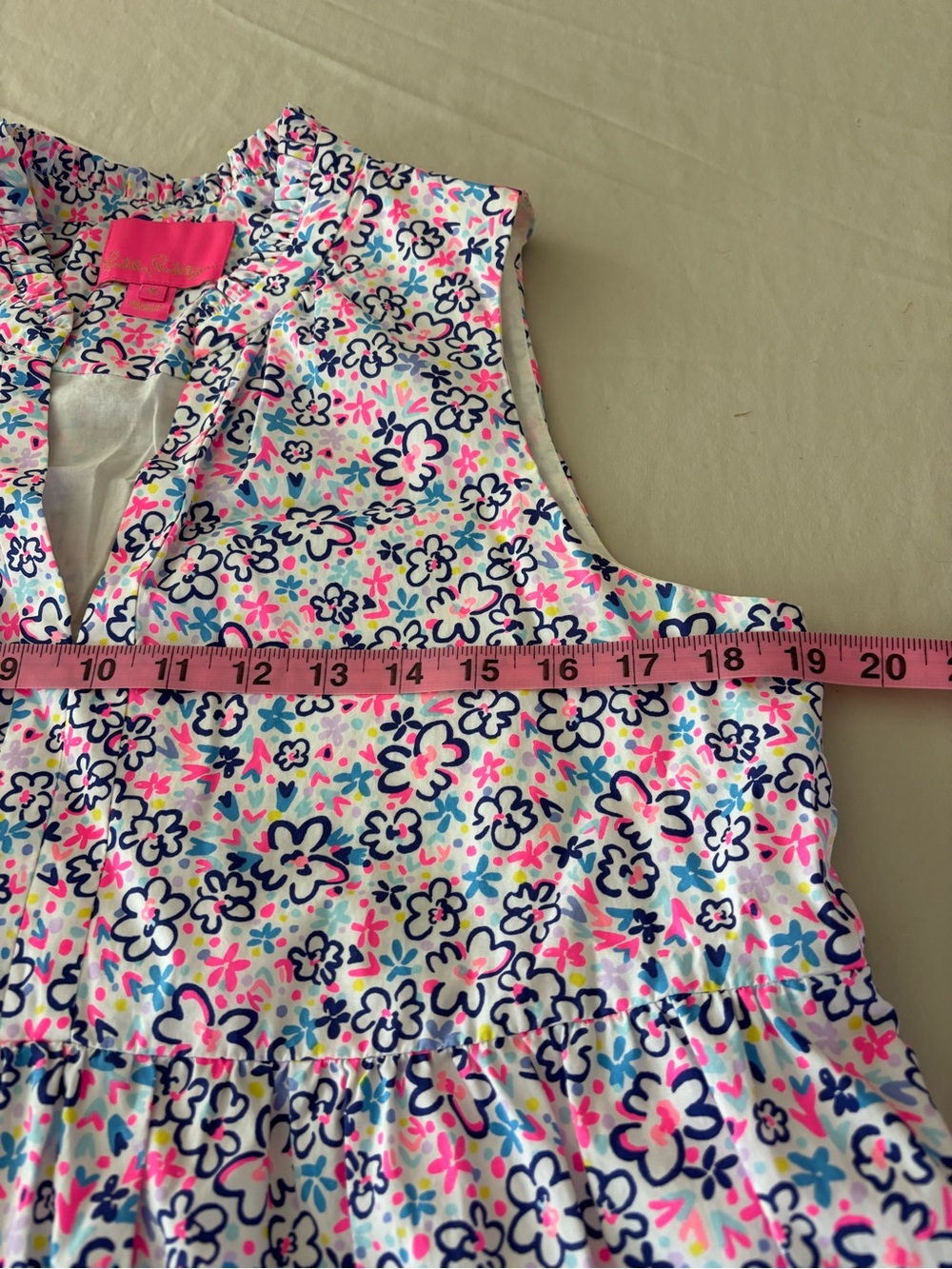 Lilly Pulitzer Novella -floral Tiered Sundress - Picture 8 of 8